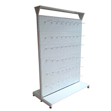 double sides metal supermarket hanging display rack